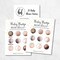 Baby Shower Game – 25 Double-Sided "Beer Belly or Baby Bump" Cards, Gender Neutral (Gold Dots)